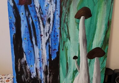 Doppelbild „the bad trip / the fungus“